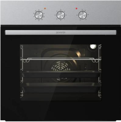 Электрический шкаф Gorenje BO6727E03NX черный/нержавеющая сталь