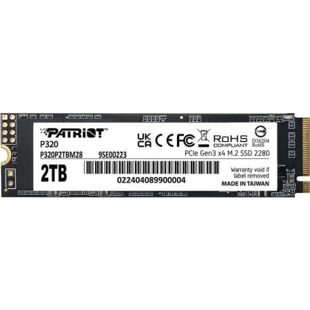 SSD накопитель Patriot P320 2 Tb PCI-E 3.0 x4