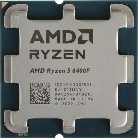 Процессор/ CPU AM5 AMD Ryzen 5 8400F (Phoenix, 6C/12T, 4.2/4.7 GHz, 16MB, 65W) OEM