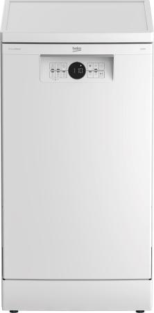 Посудомоечная машина Beko BDFS26120WQ,  узкая, напольная, 44.8см, загрузка 11 комплектов, белая [7638608335]