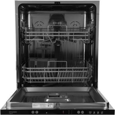 Встраиваемая посудомоечная машина Hyundai HBD 641,  полноразмерная, ширина 59.8см, полновстраиваемая, загрузка 13 комплектов, нержавеющая сталь