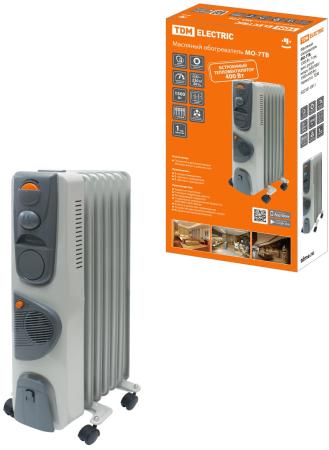 TDM Масл. обогрев. МО-7ТВ, 1500 Вт, 7 сек, вент, регул. мощн. 600/900/1500+400 Вт, термостат,