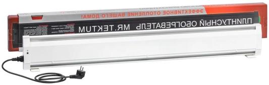 Mr.Tektum Электрический плинтусный обогреватель 675вт smart 1,6м белый AG-SMART16-WL