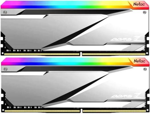 Оперативная память для компьютера Netac Z RGB DIMM 32Gb DDR5 6800 MHz NTZED5P68DP-32S