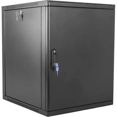ЦМО Шкаф телекоммуникационный настенный сварной 15U (600  500) съёмные стенки, дверь металл, чёрный