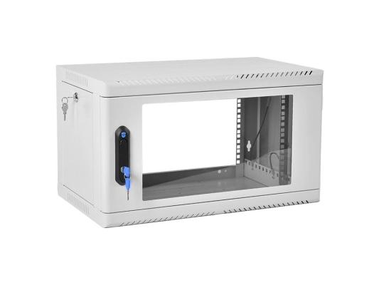 ЦМОШкаф телекоммуникационный настенный сварной 6U (600  350) съёмные стенки, дверь стекло