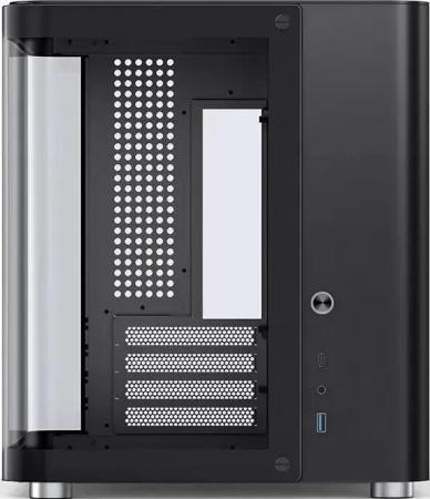 Корпус без блока питания/ Корпус JONSBO TK-1 Black 2.0 MATX без БП, mini-ITX, micro-ATX, черный
