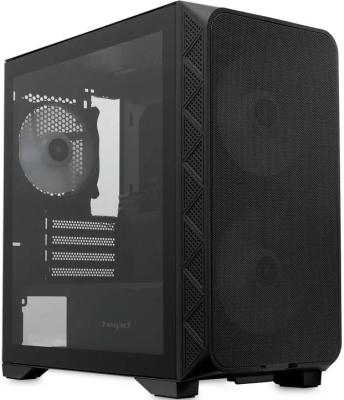 Корпус без блока питания/ HSPD M321, Mesh Mini-tower, Black, slide TG, 0.45 SPCC, 2x140mm ARGB+1x120mm ARGB mATX, mITX 160/340/184mm 2x2.5", 2x3.5", 4xPCI 2xUSB-A 3.0, 1xUSB-A 1.0 390x200x385mm