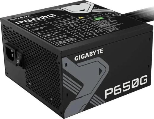 Блок питания Gigabyte GP-P650G,  650Вт,  120мм,  черный, retail