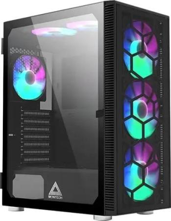 Корпус ATX MONTECH X3 GLASS Black Без БП черный