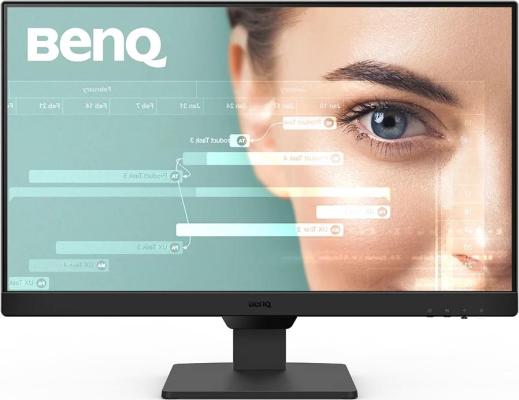 Мониторы/ Benq GW2490E 23.8'', 1920x1080, IPS,  100Hz, 20M:1, 250cd, 5ms, 2*HDMI, DP, Speakers, Flicker-free;Low Blue Light, 3Y, Black