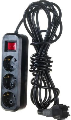 Gigant бытовой удлинитель с заземлением ПВС 3x0,75 3 гнезда 5м 80091