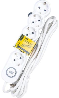 IEK Удлинитель У05В 5 мест 2P+PE/3м 3х1,5мм2 16А/250В UNO WYP53-16-05-03-ZK