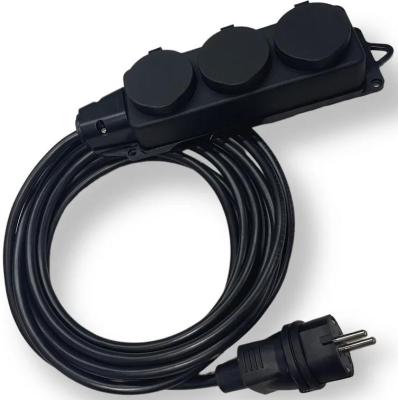 iTOK Силовой удлинитель с заземлением серии iCONNECT КГтп-ХЛ 3x2,5 мм 3 гнезда IP44 ГОСТ 3 м i-CONNECT-SU-KG-325-3-44-3