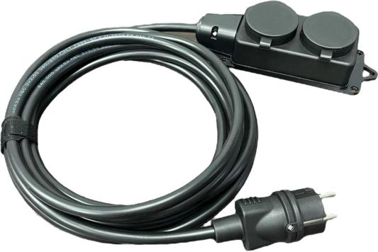 iTOK Силовой удлинитель с заземлением серии iconnect кгтп-хл 3x2,5 мм 2 гнезда ip44 гост 5 м i-CONNECT-SU-KG-325-2-44-5