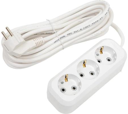 UNIVersal Удлинитель е-303а пвс 3/1,5 3гн. с заземлением, длина 5м (еврослот) 1723