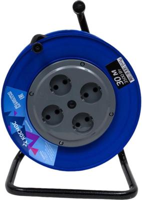 КОСМОС Удлинитель (катушка) 16А 4 гн ПВС 21,5 (30м) УХ16 YKKsm30m-4g(16A)