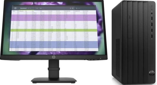 Комплект HP 290 G9 MT i5 12500 (3) 8Gb SSD512Gb UHDG 770/DVDRW Free DOS GbitEth 180W kb мышь клавиатура черный монитор в комплекте P22 (6D474EA)