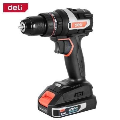 Дрель-шуруповерт аккумуляторная Deli Дрель-шуруповерт аккумуляторная Deli DE-DZ20-1D2 (2 АКБ*2Ач+ЗУ, 20В, 10мм, 50Нм, сумка)