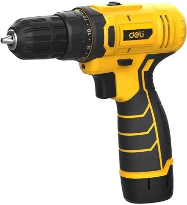 Дрель-шуруповерт аккумуляторная Deli DL-DZ12-4A2 (1 АКБ*2Ач+ЗУ, 12В, 30Нм, коробка)