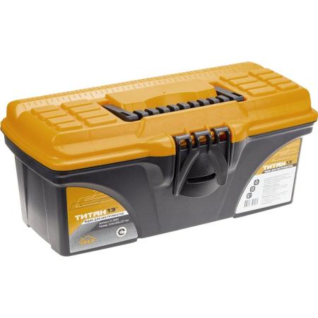 IDEA Ящик для инструментов ТИТАН 13 черный с желтым М 2930 черный с желтым