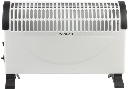 SONNEN Обогреватель-конвектор Y-01S, 2000 Вт, 3 режима работы, белый/черный, 455309