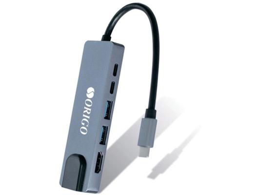 Разветвитель USB 3.0 Origo OU3340NPD 2порт. серебристый (OU3340NPD/A1A)