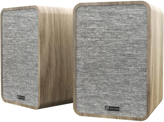 Колонки Оклик OK-417A 2.0 св.дерево 40Вт BT