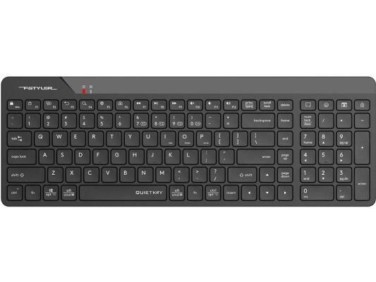 Клавиатура A4Tech Fstyler FBK23 AS черный USB беспроводная BT/Radio (FBK23 AS)