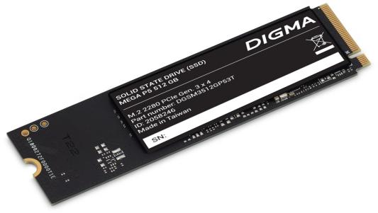 SSD накопитель Digma DGSM3512GP53T 512 Gb PCI-E 3.0 x4