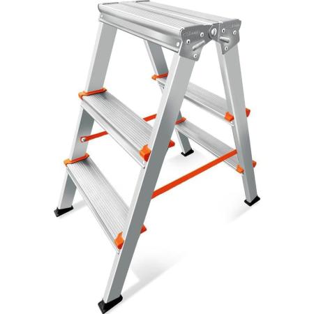 Эйфель Стремянка алюминиевая Библио 80 - 203