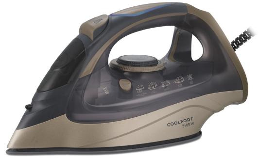 Утюг COOLFORT CF-3410,  3400Вт,  сиреневый/золотистый