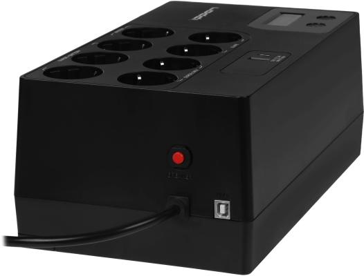 Источник бесперебойного питания Ippon Kirpich 1050 600Вт 1050ВА черный