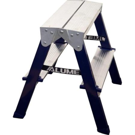 Алюмет Двухсторонняя стремянка стальная MD M8202