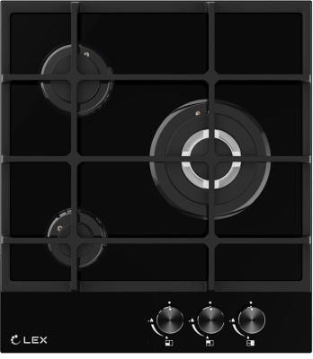 Газовая варочная поверхность Lex GVG 431 BBL черный