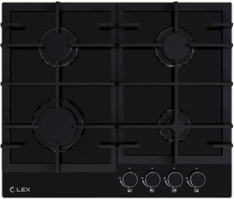 Газовая варочная поверхность Lex GVG 642-1 BBL черный