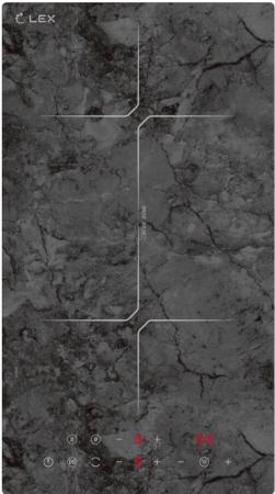 Индукционная варочная поверхность Lex EVI 320 F DS серый