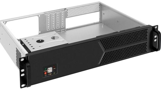 Серверный корпус ExeGate Pro 2U330-03 <RM 19", высота 2U, глубина 330, без БП, 2*USB>