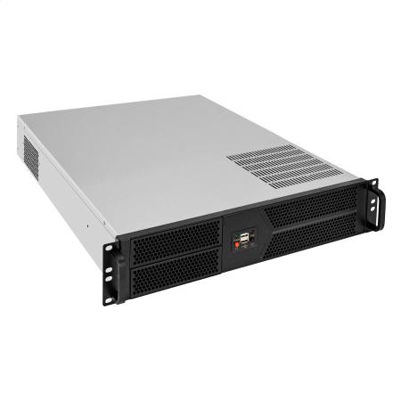 Серверный корпус ExeGate Pro 2U550-04 <RM 19", высота 2U, глубина 550, без БП, 2*USB>