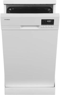 Посудомоечная машина Hyundai DF414 белый (узкая)