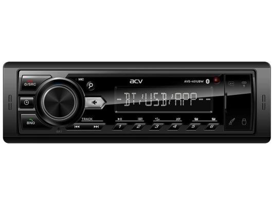 Автомагнитола ACV AVS-401UBW 1DIN 4x50Вт v5.0 AUX 2 (43343)
