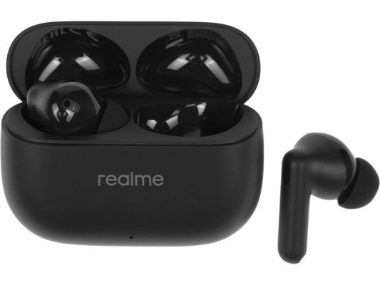 Гарнитура внутриканальные Realme Buds T310 черный беспроводные bluetooth в ушной раковине (6941764436886)