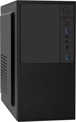 Корпус Minitower ExeGate BAA-308U2-AAA350 (mATX, БП AAA350 с вент. 8см, 1*USB+2*USB3.0, HD Audio, черный)
