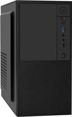 Корпус Minitower ExeGate BAA-308UC (mATX, без БП, 1*USB+1*USB3.0+1*TypeC, HD Audio, черный)