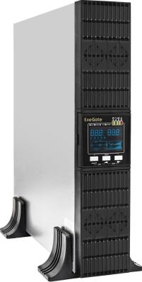 ИБП On-line ExeGate PowerExpert ULS-3000.LCD.AVR.6C13.USB.RS232.SNMP.BC.2U <3000VA/3000W, On-Line, PF=1, LCD, 6*C13, RS232, USB, SNMP-slot, встроенные батареи 12V 7.2Ah - 6шт, батарейный коннектор, подключение до 4 внешних батарейных блоков 72В, Rackmount 2U/Tower, металлический корпус, Black>
