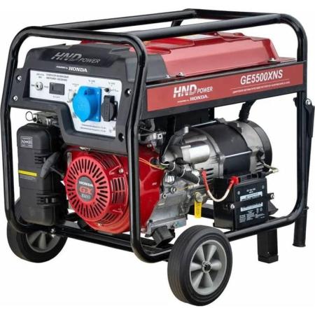 HND Генератор бензиновыйGE 5500 XNS (с двигателем Honda) GE5500XNS