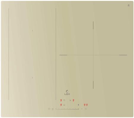 Индукционная варочная поверхность Lex EVI 631A IV слоновая кость