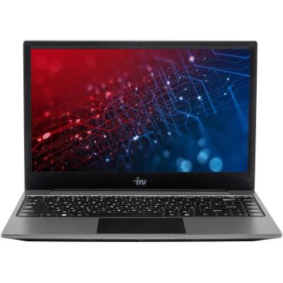 Ноутбук IRU Tactio 14ALH Core i3 1215U 8Gb SSD256Gb Intel UHD Graphics 14" IPS FHD (1920x1080) Windows 11 Professional Multi Language 64 grey WiFi BT Cam 4000mAh (2059058)