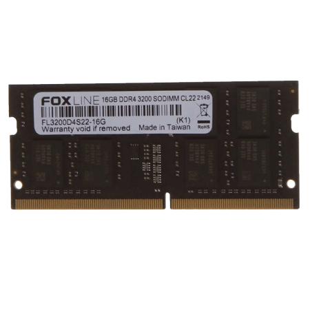 Память оперативная/ Foxline SODIMM 16GB 3200 DDR4 CL22 (2Gb*8)