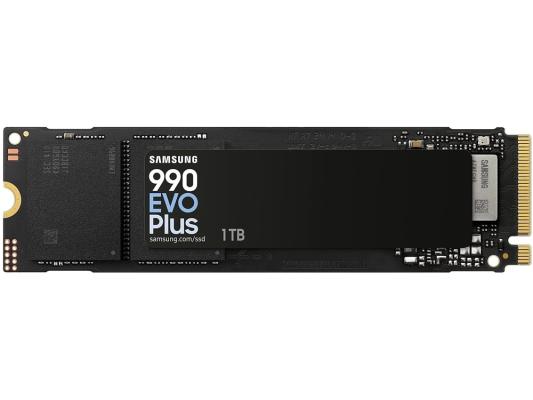 Твердотельный накопитель SSD M.2 Samsung 1.0Tb 990 EVO Plus <MZ-V9S1T0BW> (PCI-E 5x2/4x4, 7150/6300MBs, 3D TLC, NVMe 2.0, 600TBW, 22х80mm)